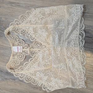Floral‎ Lace Bongo Bralette Medium